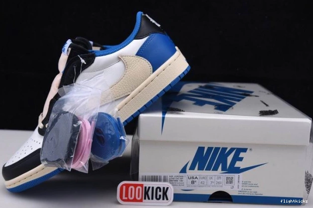 Jordan Low Fragment Scott Air 1 Design x Travis Retro x DM7866-140 1214